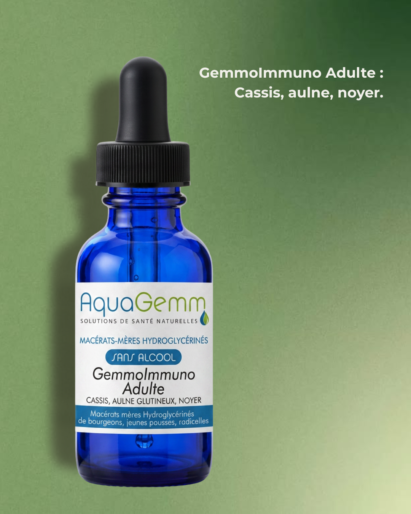 cure d'automne gemmothérapie GemmoImmuno adulte cassis aulne noyer